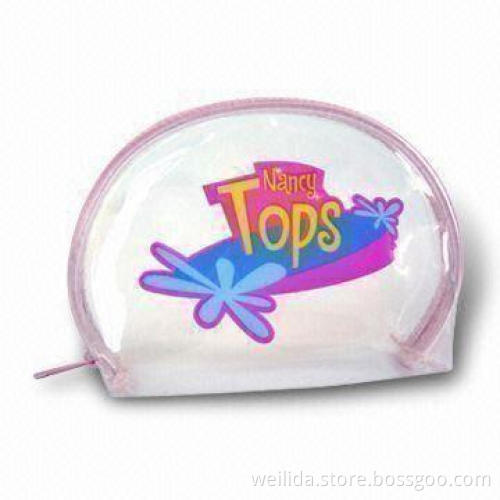 PVC Cosmetic Bag with Zipper Closure